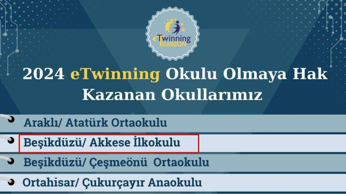 eTwinning Okul Etiketi Aldık